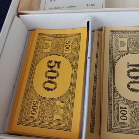 Vintage Monopoly Board Game 1974 Parker Brothers Complete - Picture 13 of 16